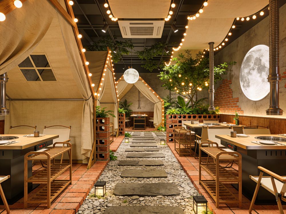 輕露營(yíng)/韓式街頭風(fēng)烤肉店